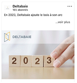 Deltabaie recrute un menuisier confirmé (Facebook)