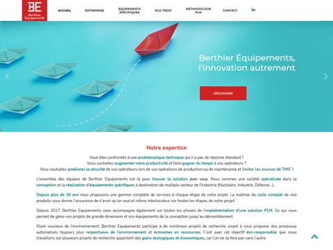 Visuel du projet de Berthier Equipements