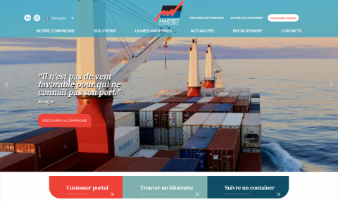 Visuel du projet de Marfret (compagnie maritime)